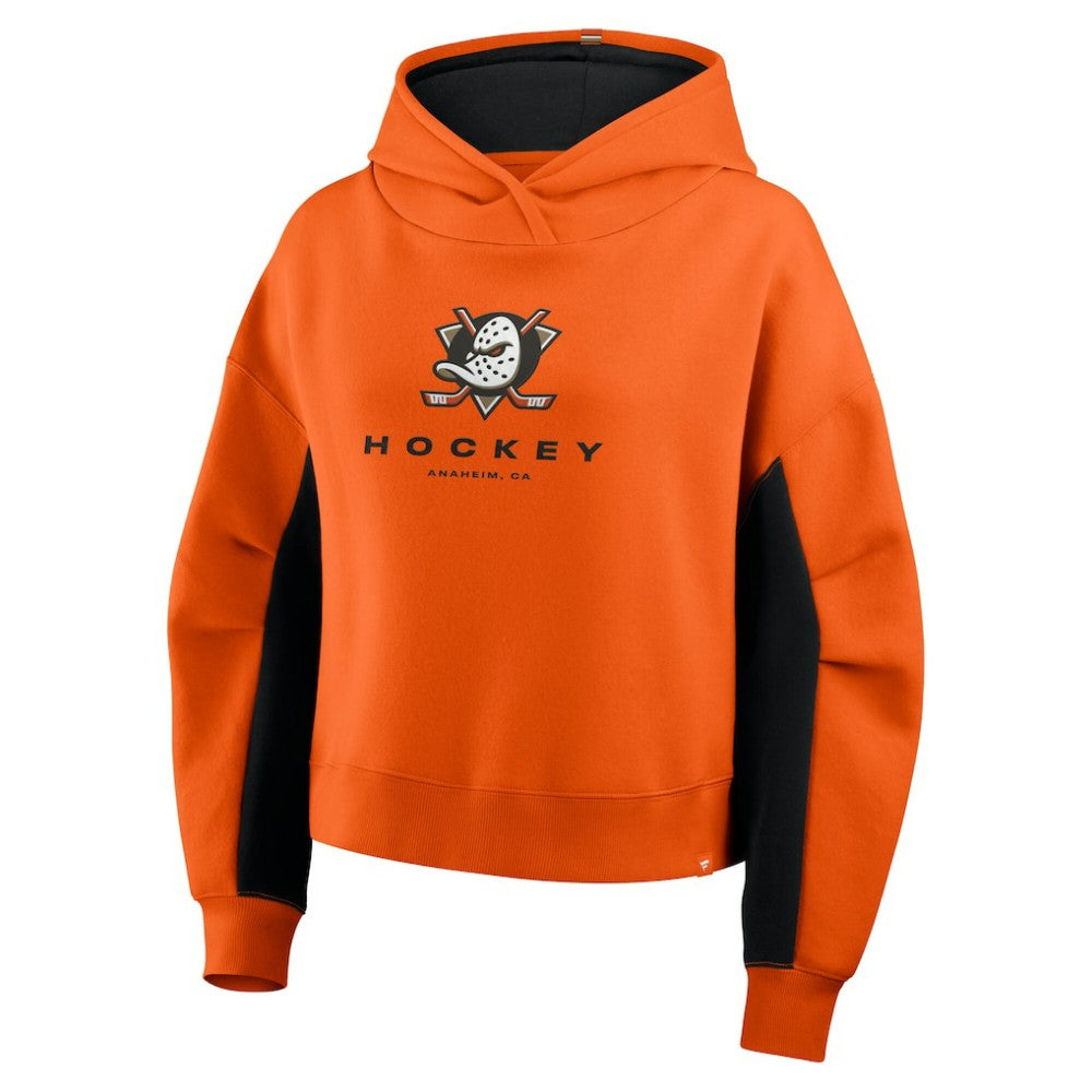 Anaheim Ducks Fanatics Women's Back Check Boxy Hoodie