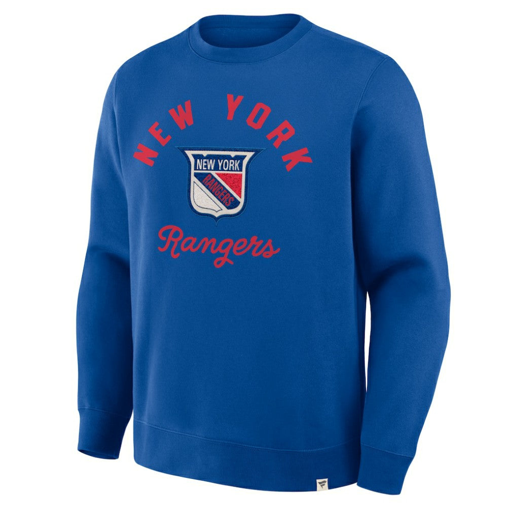 New York Rangers Fanatics Vintage Stickler Sweatshirt