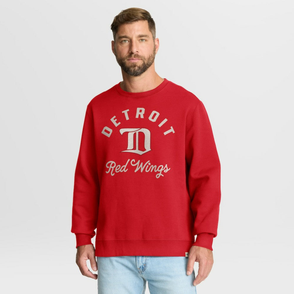 Detroit Red Wings Fanatics Vintage Stickler Sweatshirt