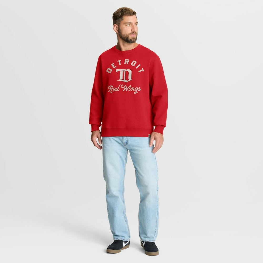 Detroit Red Wings Fanatics Vintage Stickler Sweatshirt