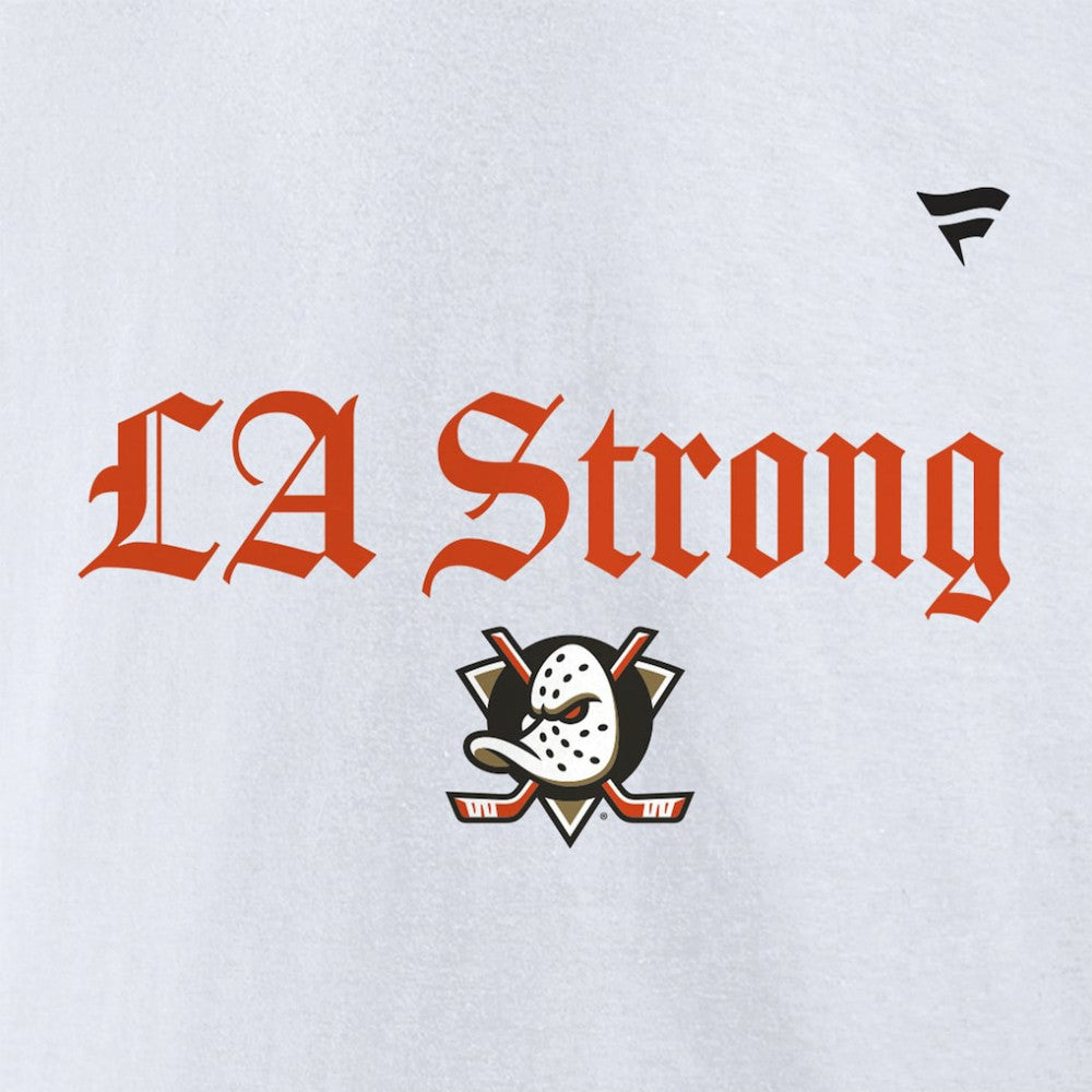 Anaheim Ducks Fanatics Unisex LA Strong Premium Fleece Pullover Hoodie