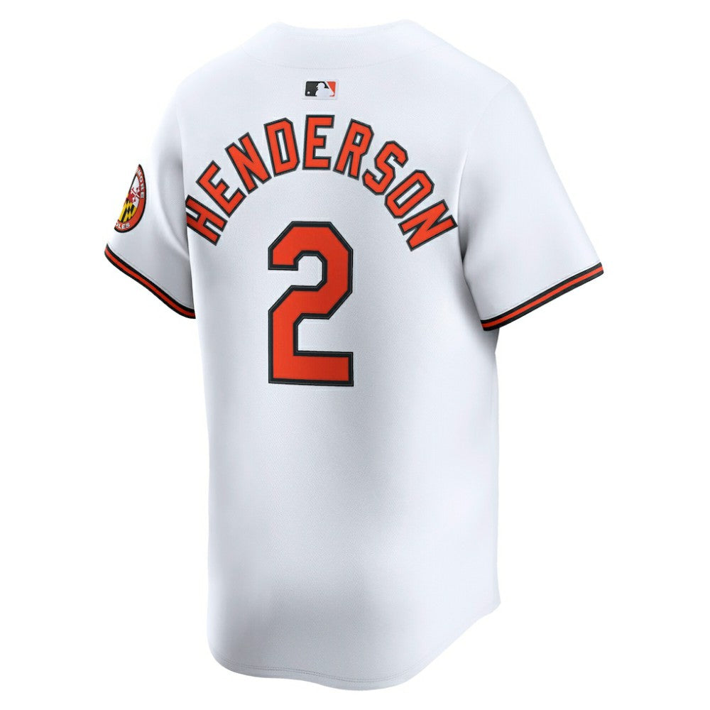 Gunnar Henderson Baltimore Orioles Home Limited Player Jersey - White | Nike