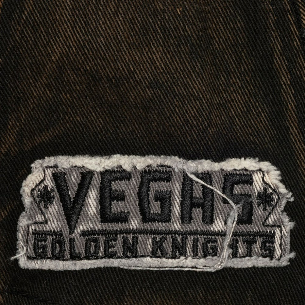 Vegas Golden Knights Mitchell & Ness Downtown Snow Wash Pro-Crown Adjustable Hat