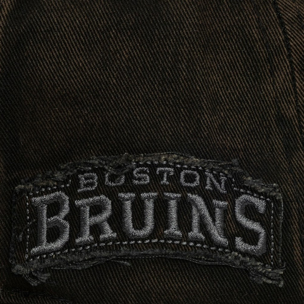 Boston Bruins Mitchell & Ness Downtown Snow Wash Pro-Crown Adjustable Hat