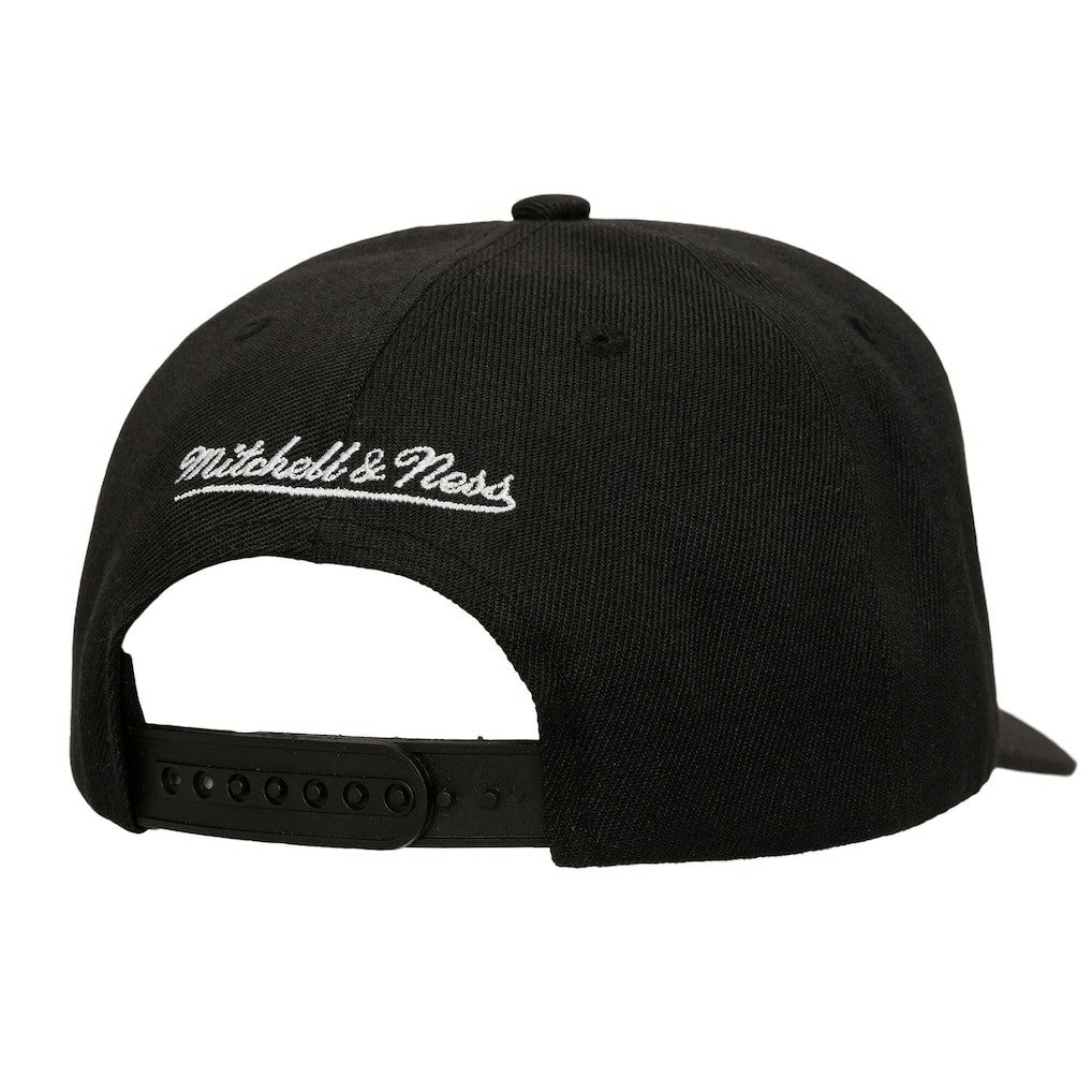 Denver Nuggets Tilted Pro Pinch Adjustable Hat sale - Black | Mitchell & Ness cheap