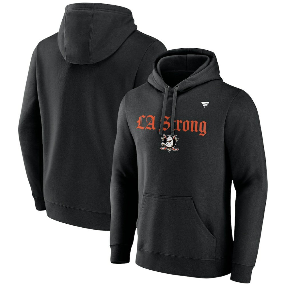 Anaheim Ducks Fanatics Unisex LA Strong Fleece Pullover Hoodie