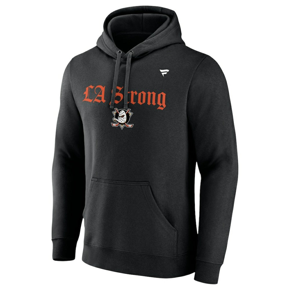 Anaheim Ducks Fanatics Unisex LA Strong Fleece Pullover Hoodie