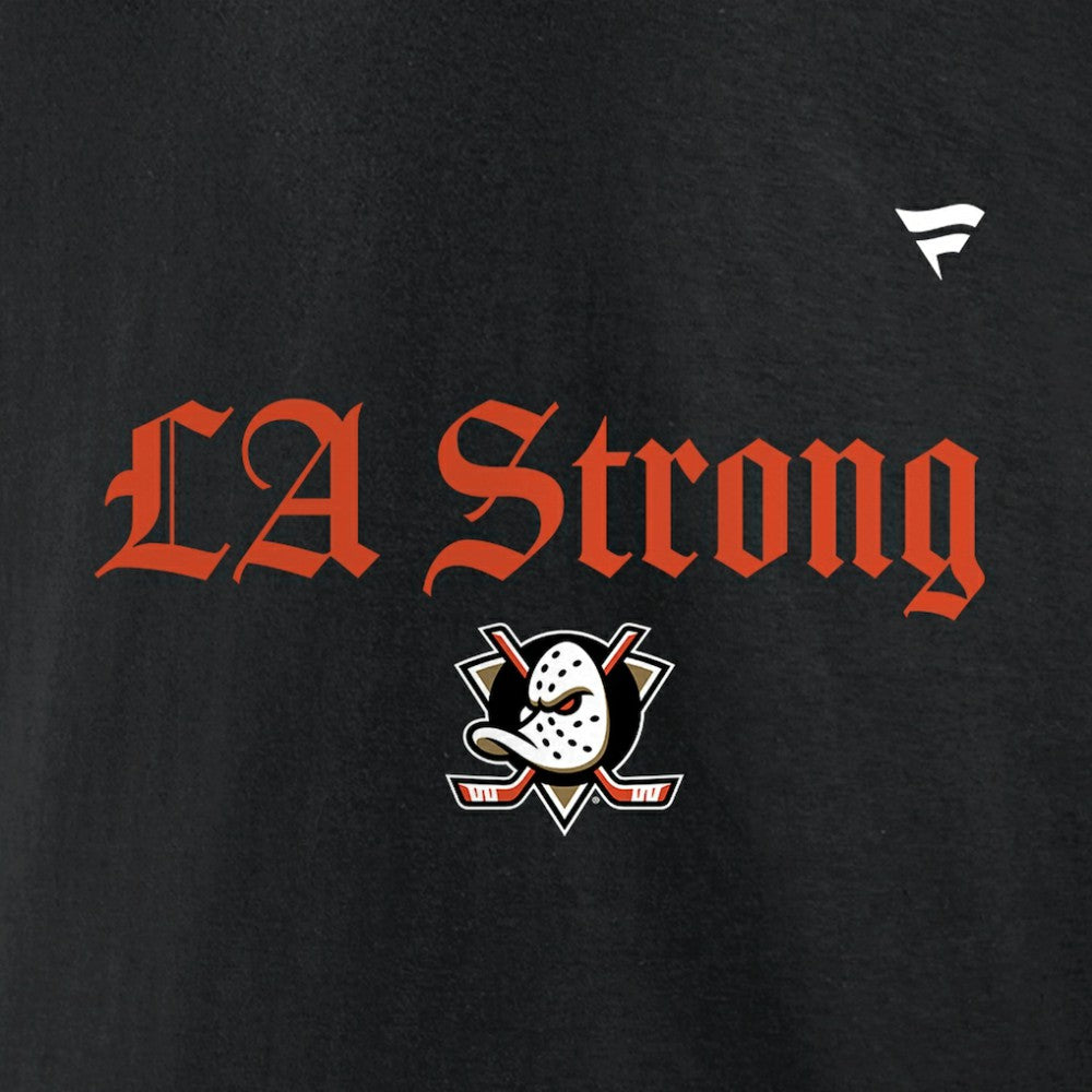 Anaheim Ducks Fanatics Unisex LA Strong Fleece Pullover Hoodie