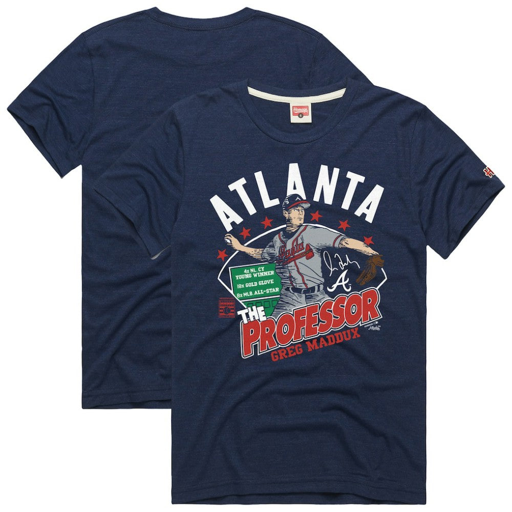 Greg Maddux Atlanta Braves Homage Graphic Player T-Shirt - Navy