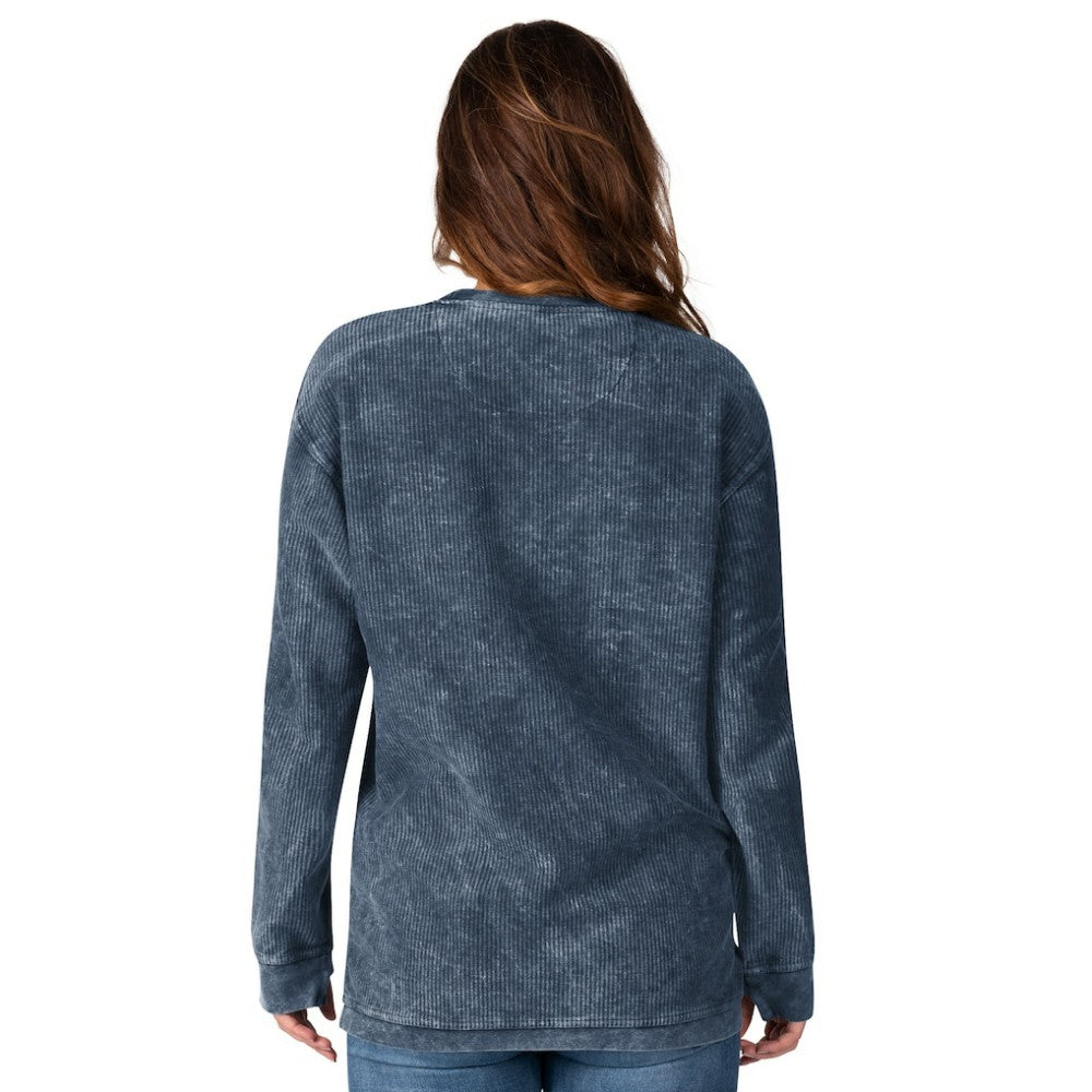 Boston Red Sox G-III 4Her by Carl Banks Women's Comfy Cord Pullover Sweatshirt - Navy