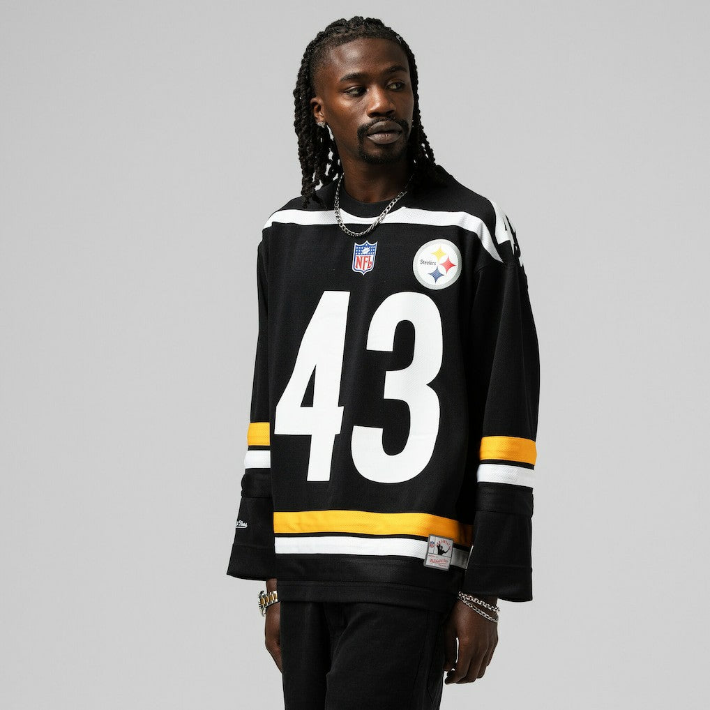 NFL Pittsburgh Steelers Troy Polamalu  Maxxed Out Fashion Hockey Jersey
