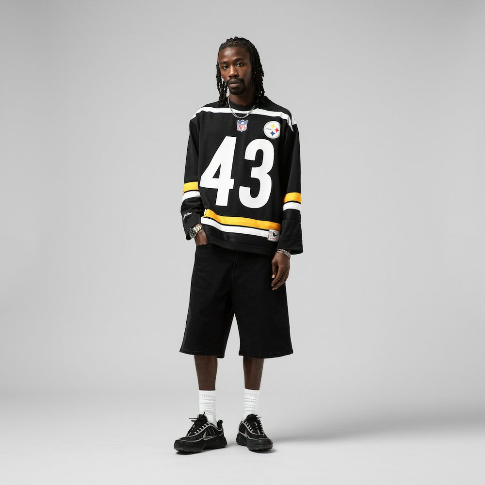 NFL Pittsburgh Steelers Troy Polamalu  Maxxed Out Fashion Hockey Jersey