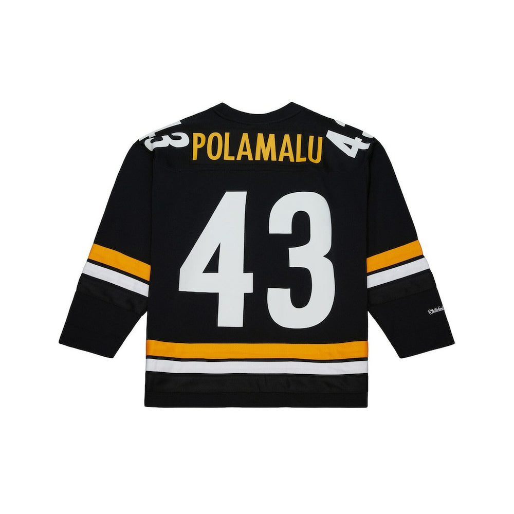 NFL Pittsburgh Steelers Troy Polamalu  Maxxed Out Fashion Hockey Jersey