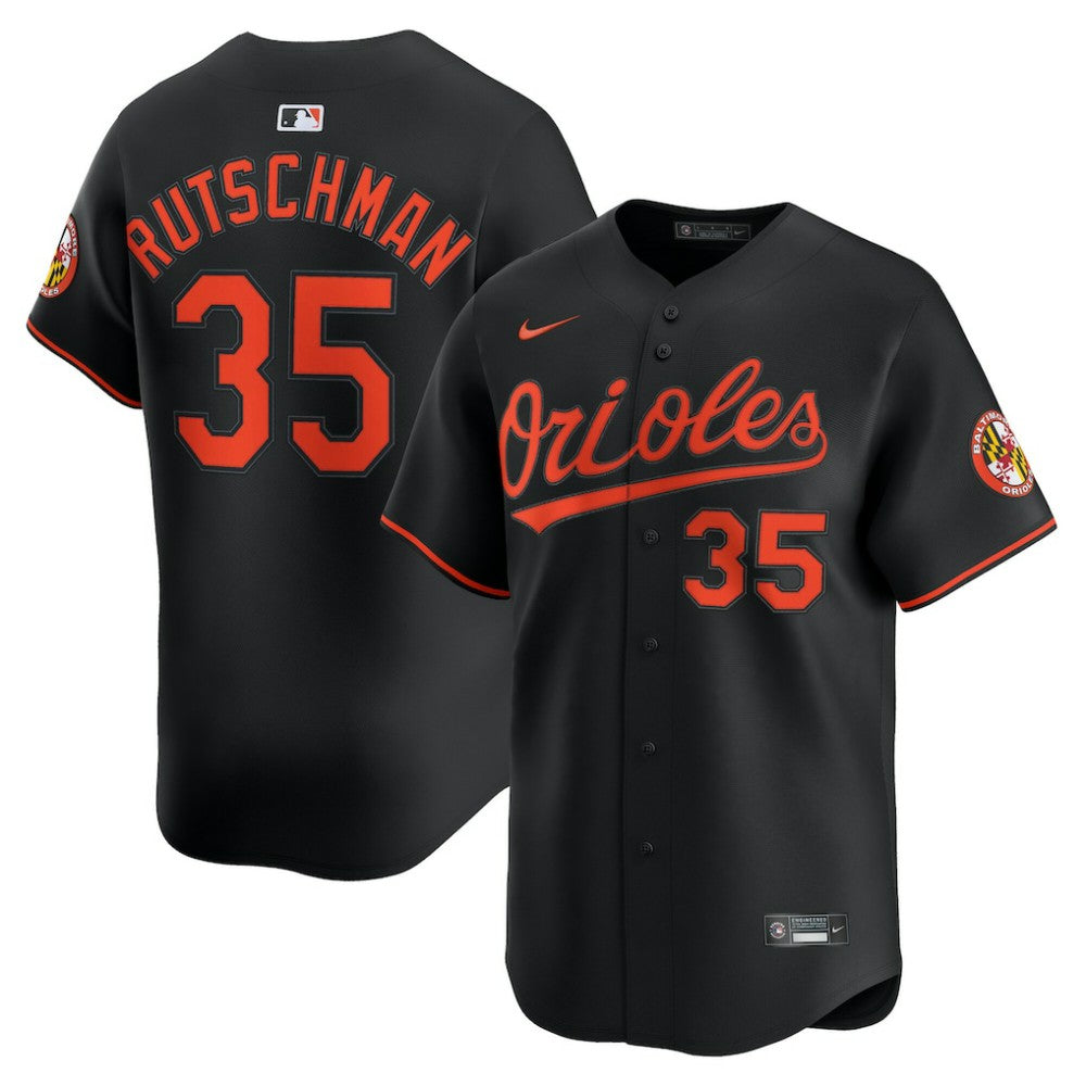Adley Rutschman Baltimore Orioles Alternate Limited Player Jersey - Black | Nike