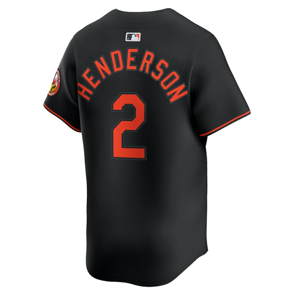 Gunnar Henderson Baltimore Orioles Alternate Limited Player Jersey - Black | Nike