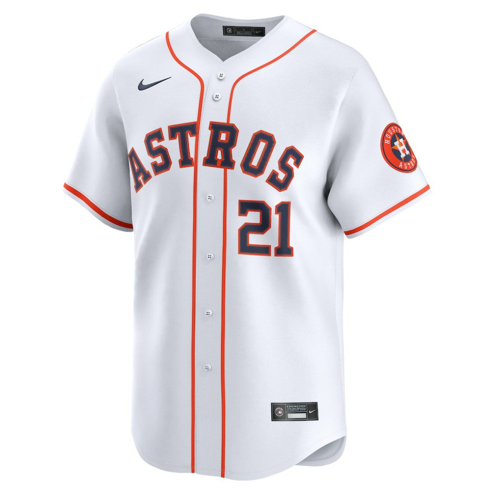 Yainer Diaz Houston Astros Home Limited Player Jersey - White | Nike