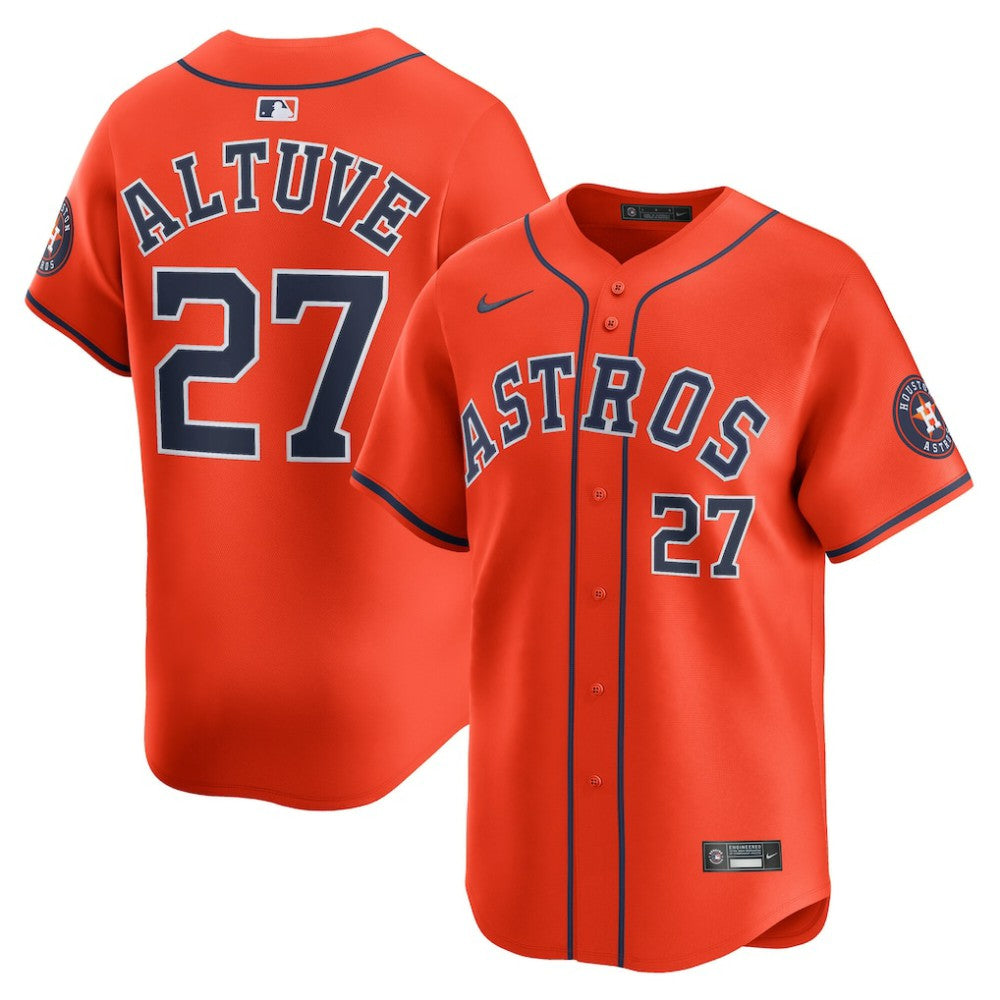 Jose Altuve Houston Astros Alternate Limited Player Jersey - Orange | Nike