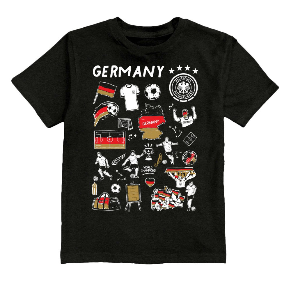 Germany National Team Vive La Fete Youth Impressions Artwork T-Shirt / Soccer On sale