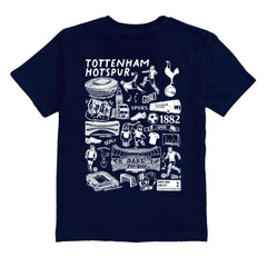 Tottenham Hotspur Vive La Fete Youth Impressions Artwork T-Shirt / Soccer Sale