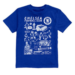 Chelsea Vive La Fete Youth Impressions Artwork T-Shirt / Soccer Sale