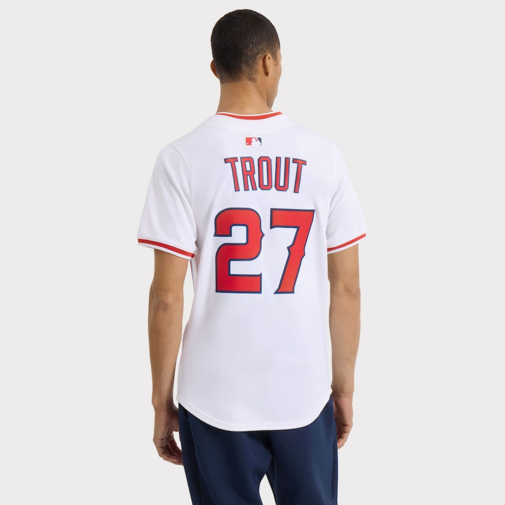 Mike Trout Los Angeles Angels Home Limited Player Jersey - White | Nike