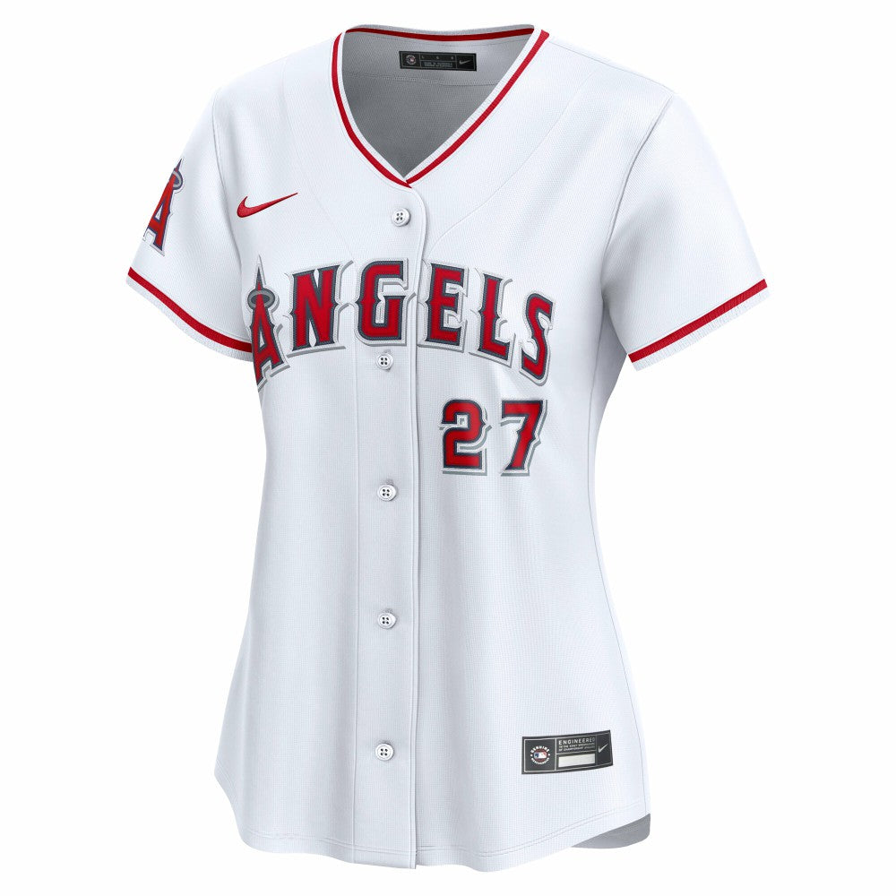 Mike Trout Los Angeles Angels Women's Home Limited Player Jersey - White | Nike