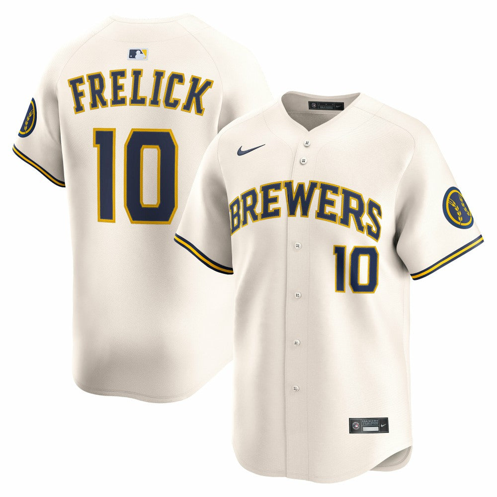 Sal Frelick Milwaukee Brewers Home Limited Player Jersey - Cream | Nike