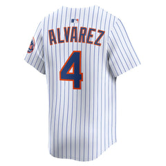 Francisco Alvarez New York Mets Home Limited Player Jersey - White | Nike