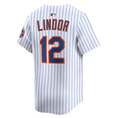 Francisco Lindor New York Mets Home Limited Jersey - White | Nike
