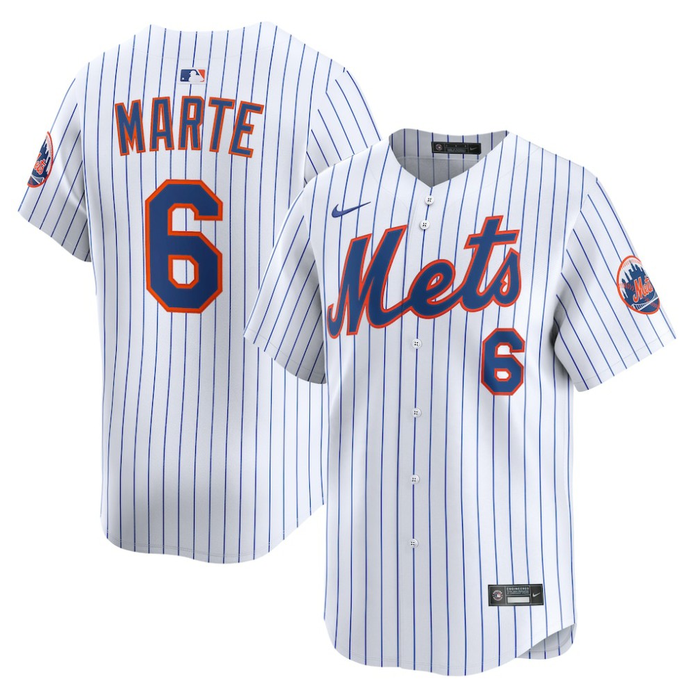 Starling Marte New York Mets Home Limited Player Jersey - White | Nike
