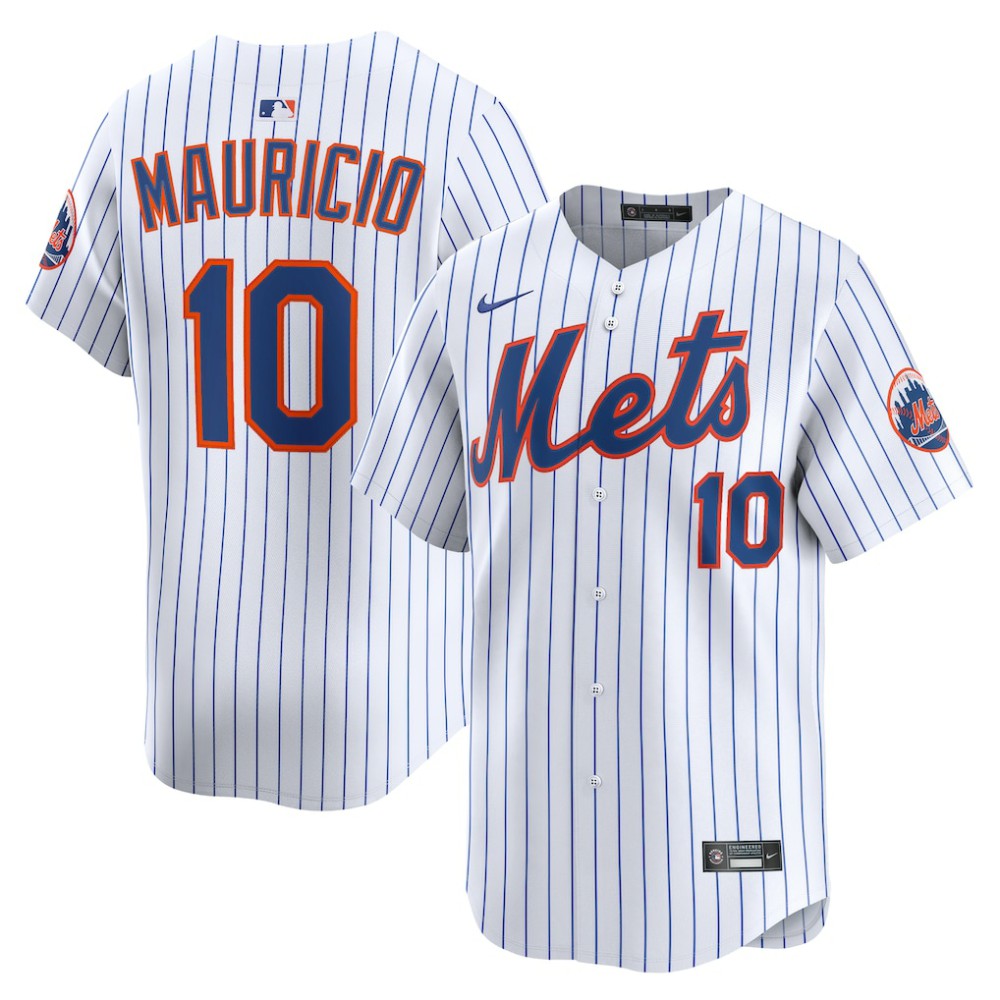 Ronny Mauricio New York Mets Home Limited Player Jersey - White | Nike