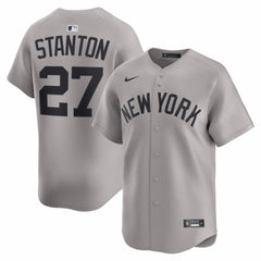 Giancarlo Stanton New York Yankees Road Limited Jersey - Gray | Nike