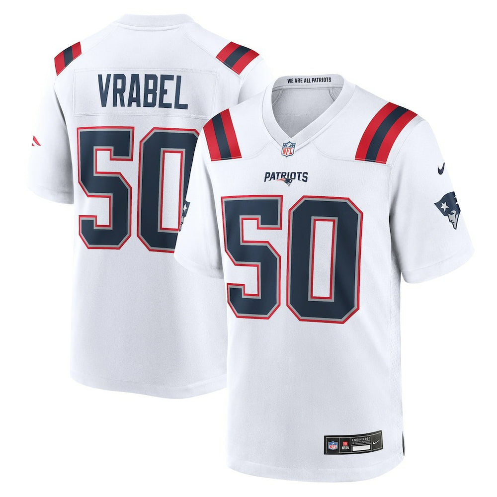 NFL New England Patriots Mike Vrabel  Retired Player Game Jersey