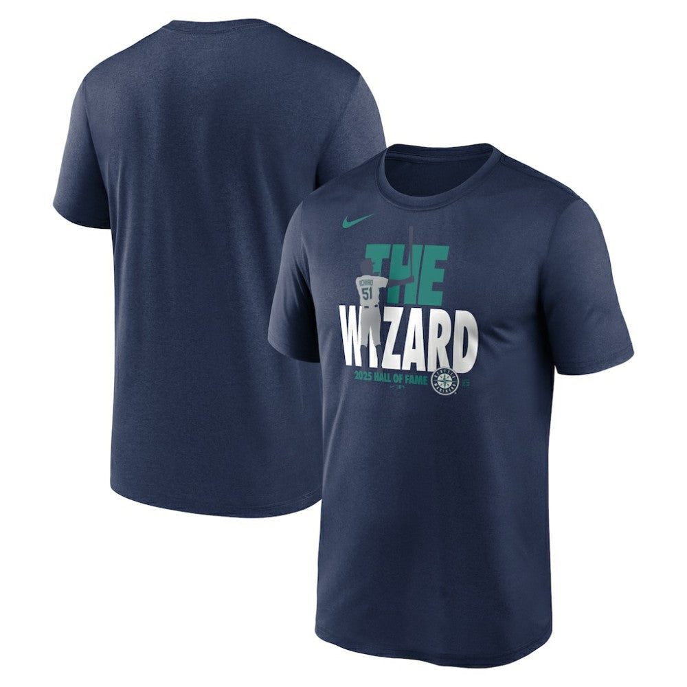 Ichiro Suzuki Seattle Mariners 2025 National Baseball Hall of Fame Legend T-Shirt - Navy | Nike