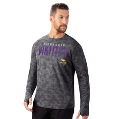 NFL Minnesota Vikings MSX by Michael Strahan Performance Camo Long Sleeve T-Shirt