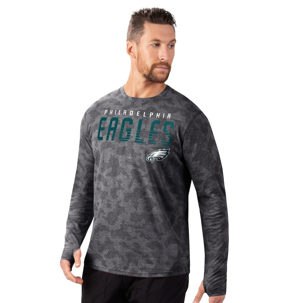 NFL Philadelphia Eagles MSX by Michael Strahan Performance Camo Long Sleeve T-Shirt