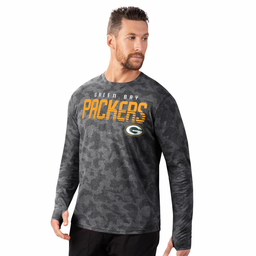 NFL Green Bay Packers MSX by Michael Strahan Performance Camo Long Sleeve T-Shirt