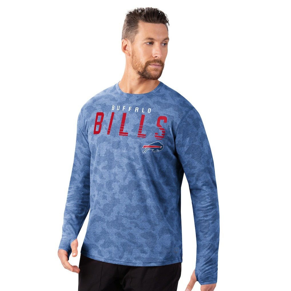 NFL Buffalo Bills MSX by Michael Strahan Performance Camo Long Sleeve T-Shirt