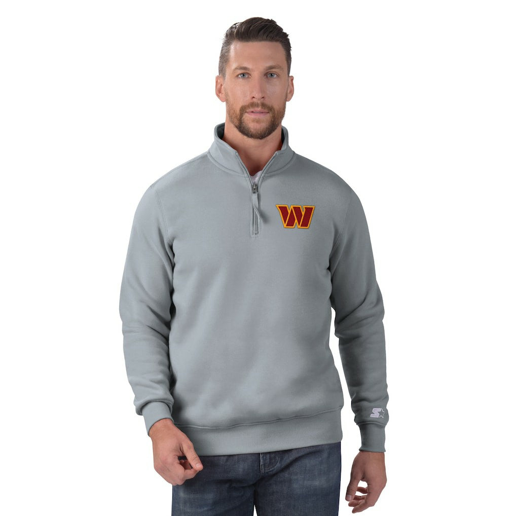 NFL Washington Commanders Starter Classic Quarter-Zip Pullover Sweatshirt