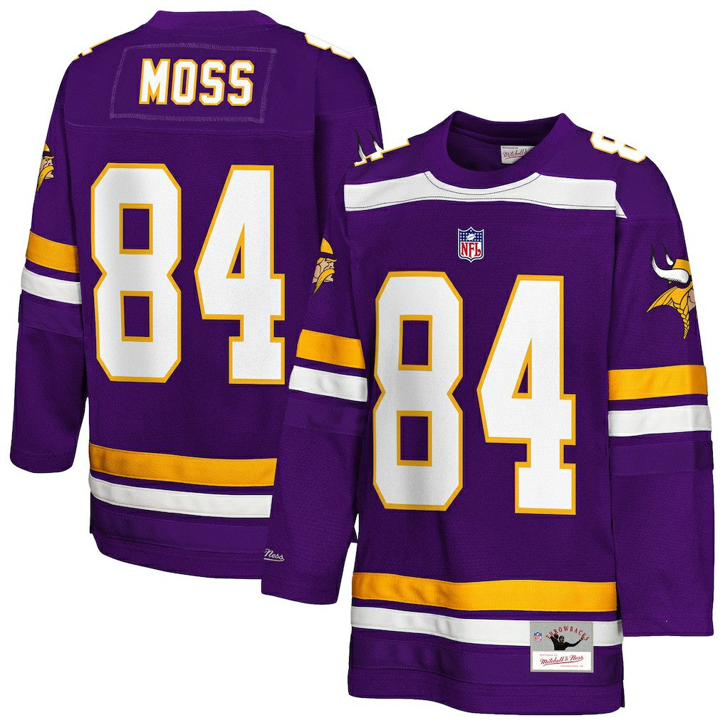 NFL Minnesota Vikings Randy Moss  Youth Hockey Fashion Jersey