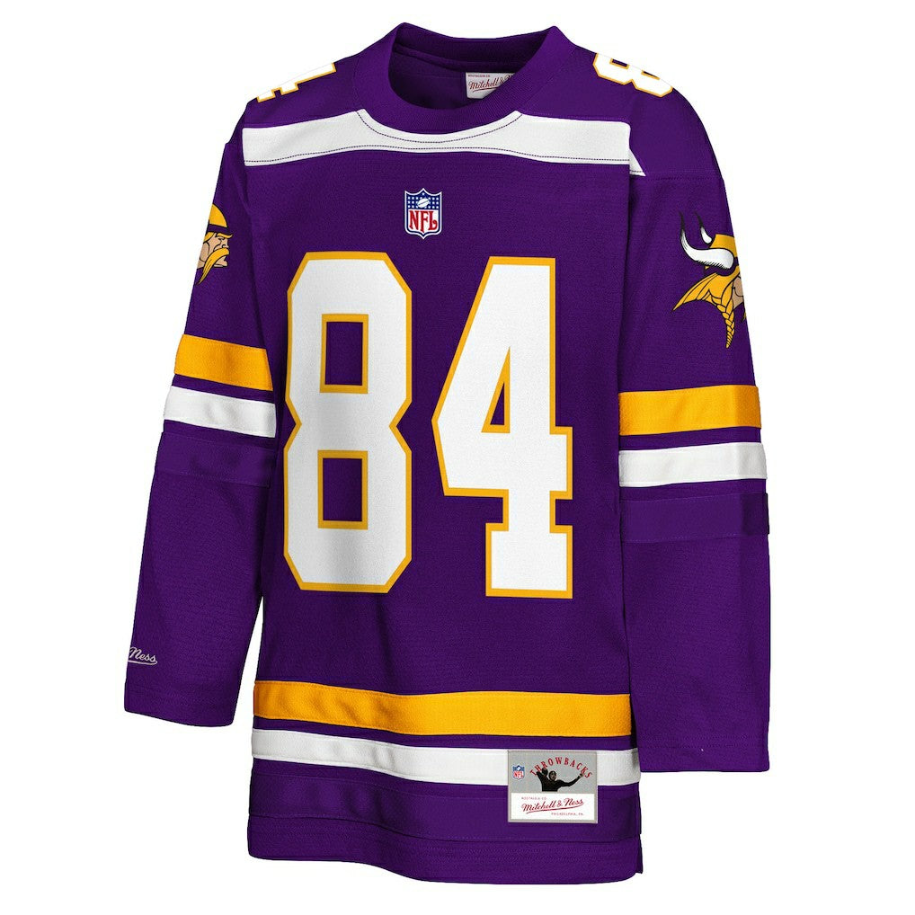 NFL Minnesota Vikings Randy Moss  Youth Hockey Fashion Jersey