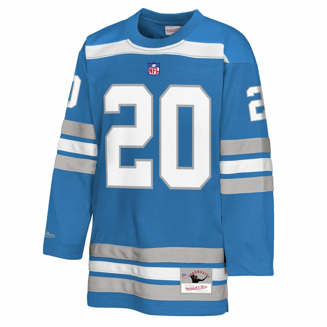 NFL Detroit Lions Barry Sanders  Youth Hockey Fashion Jersey