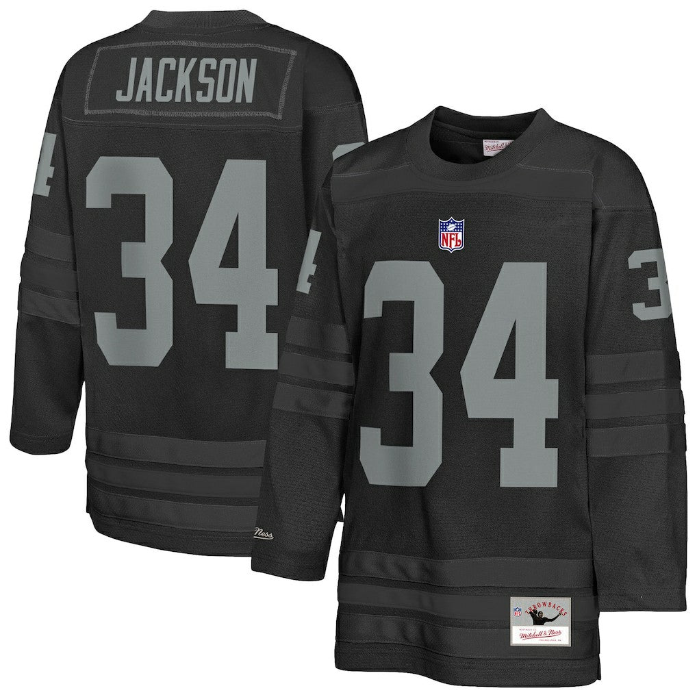 NFL Las Vegas Raiders Bo Jackson  Youth Hockey Fashion Jersey