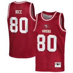 NFL San Francisco 49ers Jerry Rice  Youth Retired Player NFL Basketball Fashion Jersey
