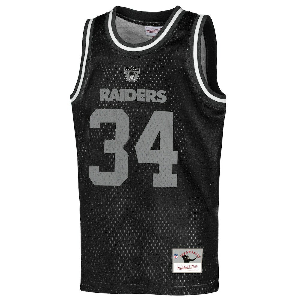 NFL Las Vegas Raiders Bo Jackson  Youth Retired Player NFL Basketball Fashion Jersey