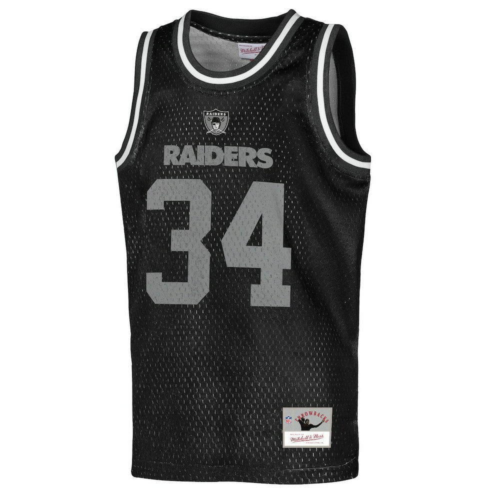 NFL Las Vegas Raiders Bo Jackson  Youth Retired Player NFL Basketball Fashion Jersey