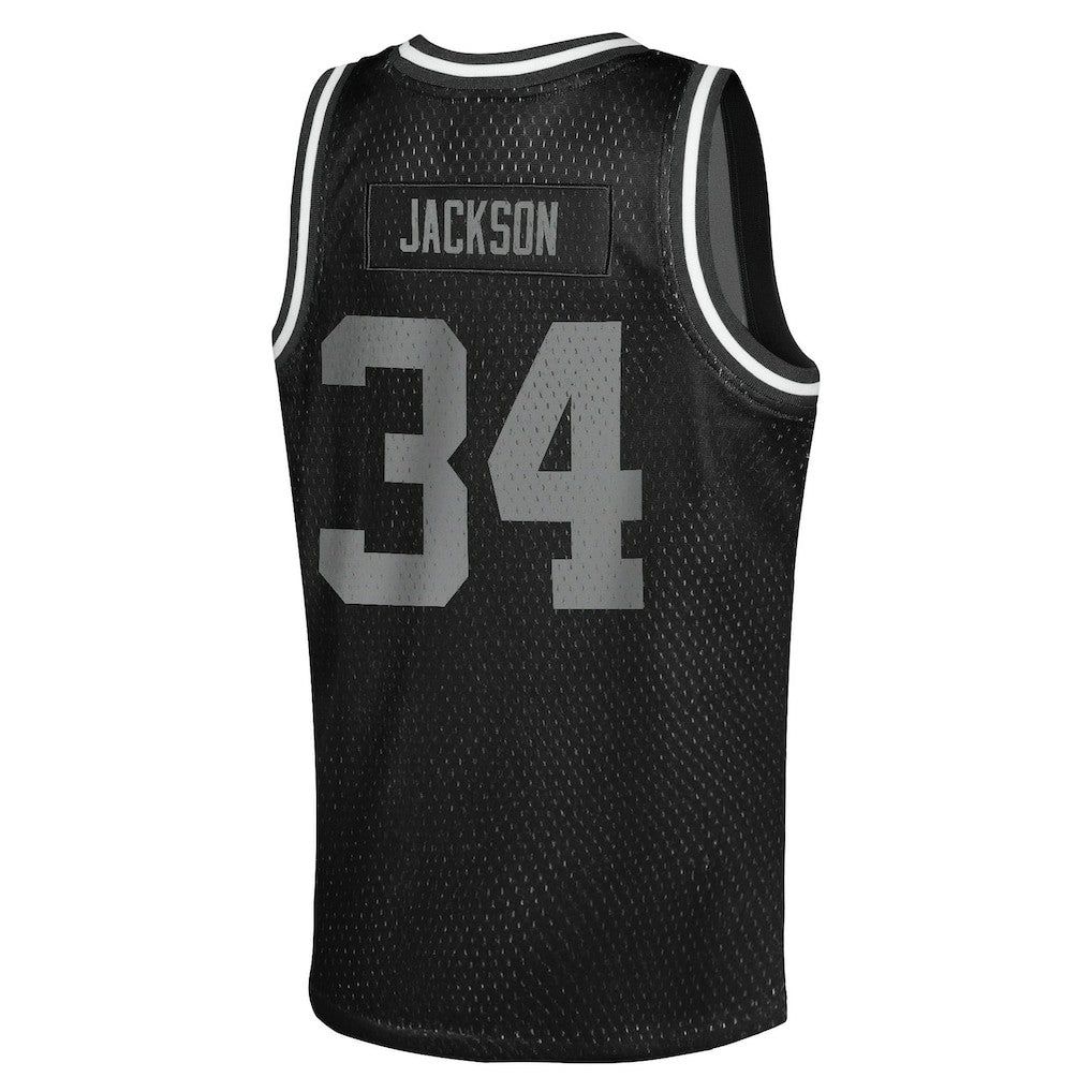 NFL Las Vegas Raiders Bo Jackson  Youth Retired Player NFL Basketball Fashion Jersey