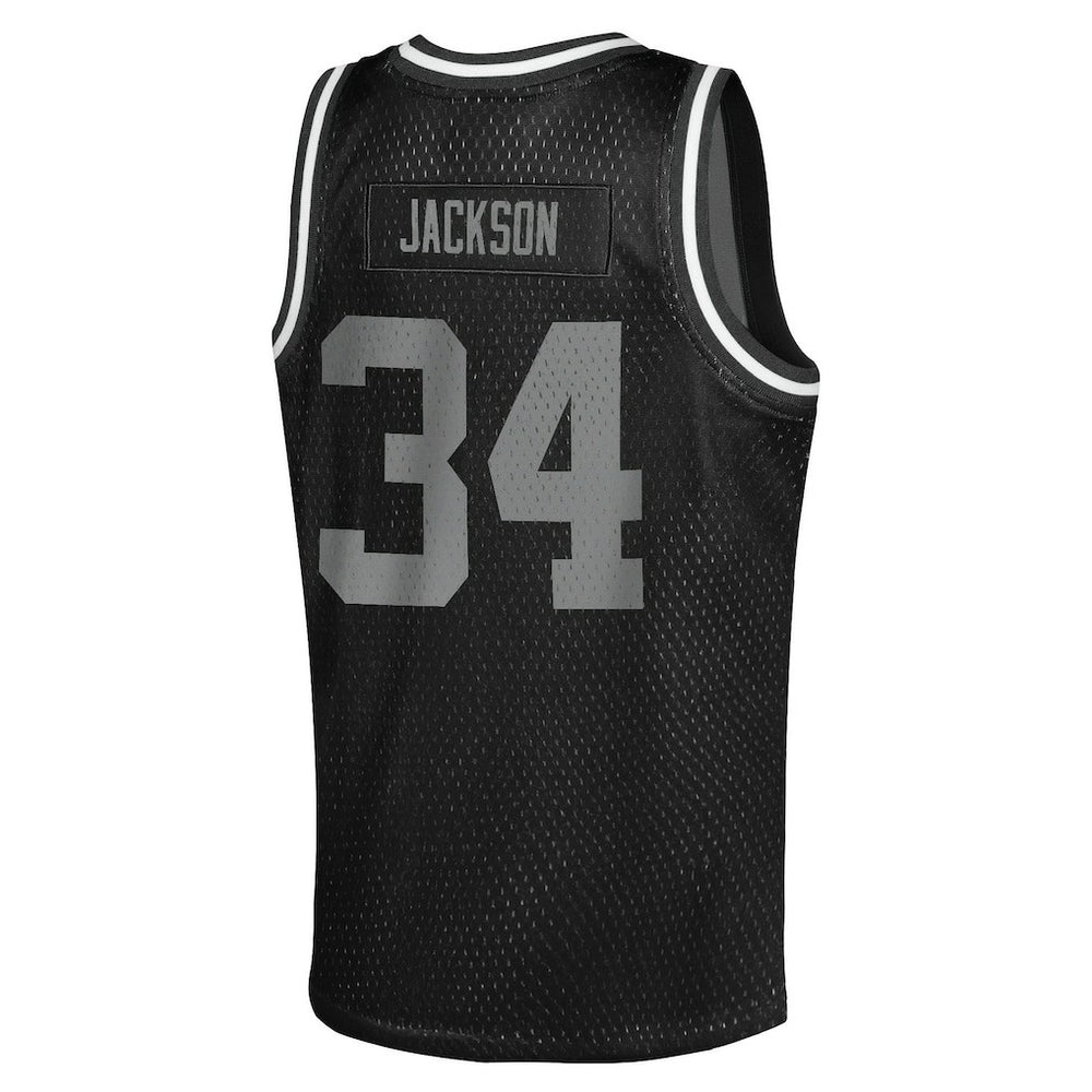 NFL Las Vegas Raiders Bo Jackson  Youth Retired Player NFL Basketball Fashion Jersey