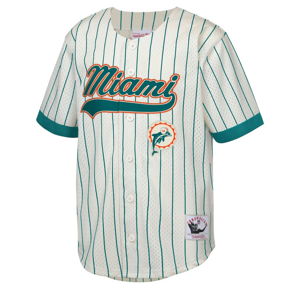 NFL Miami Dolphins Dan Marino  Youth Retired Player Name & Number Baseball Jersey
