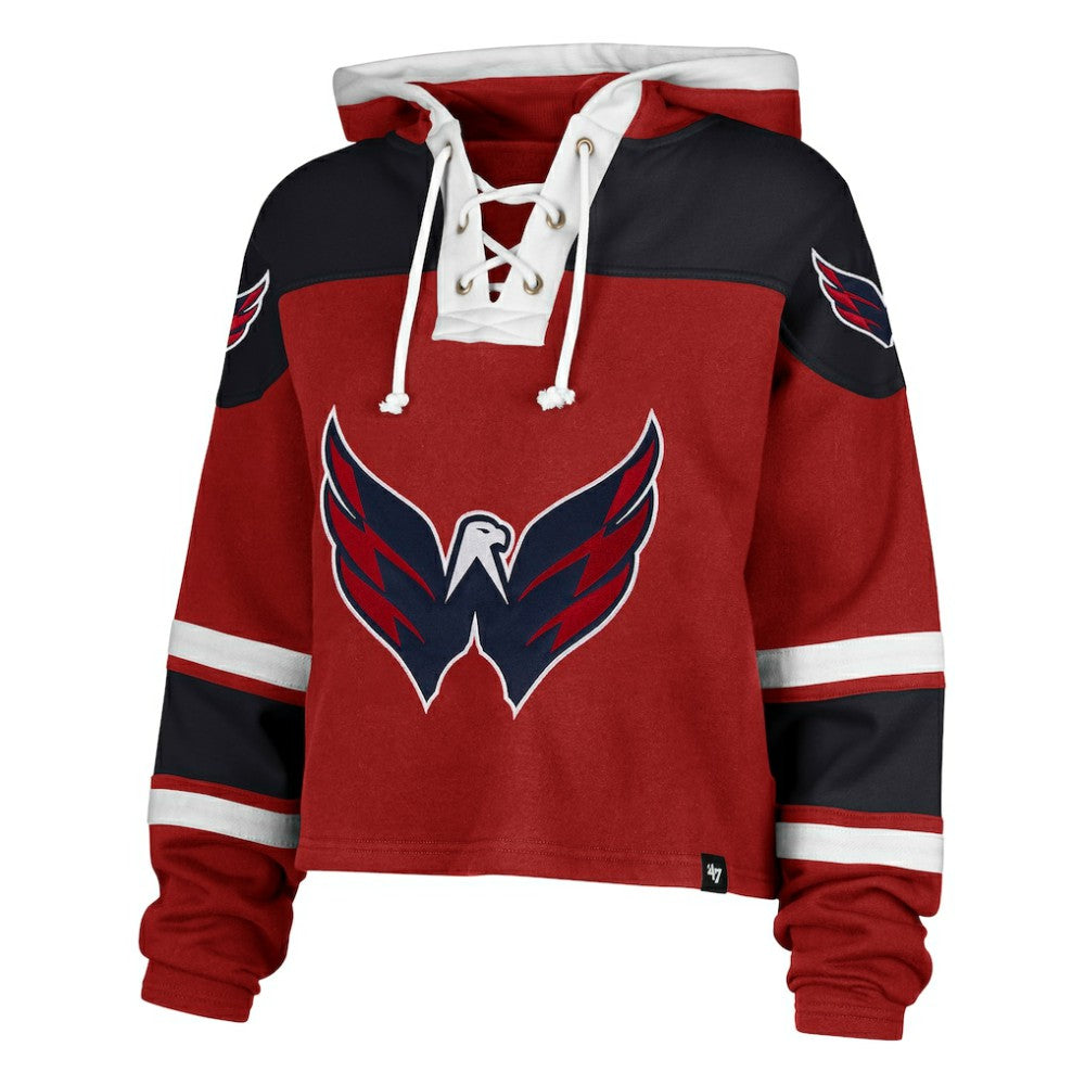 Washington Capitals '47 Women's Cropped Lacer Hoodie